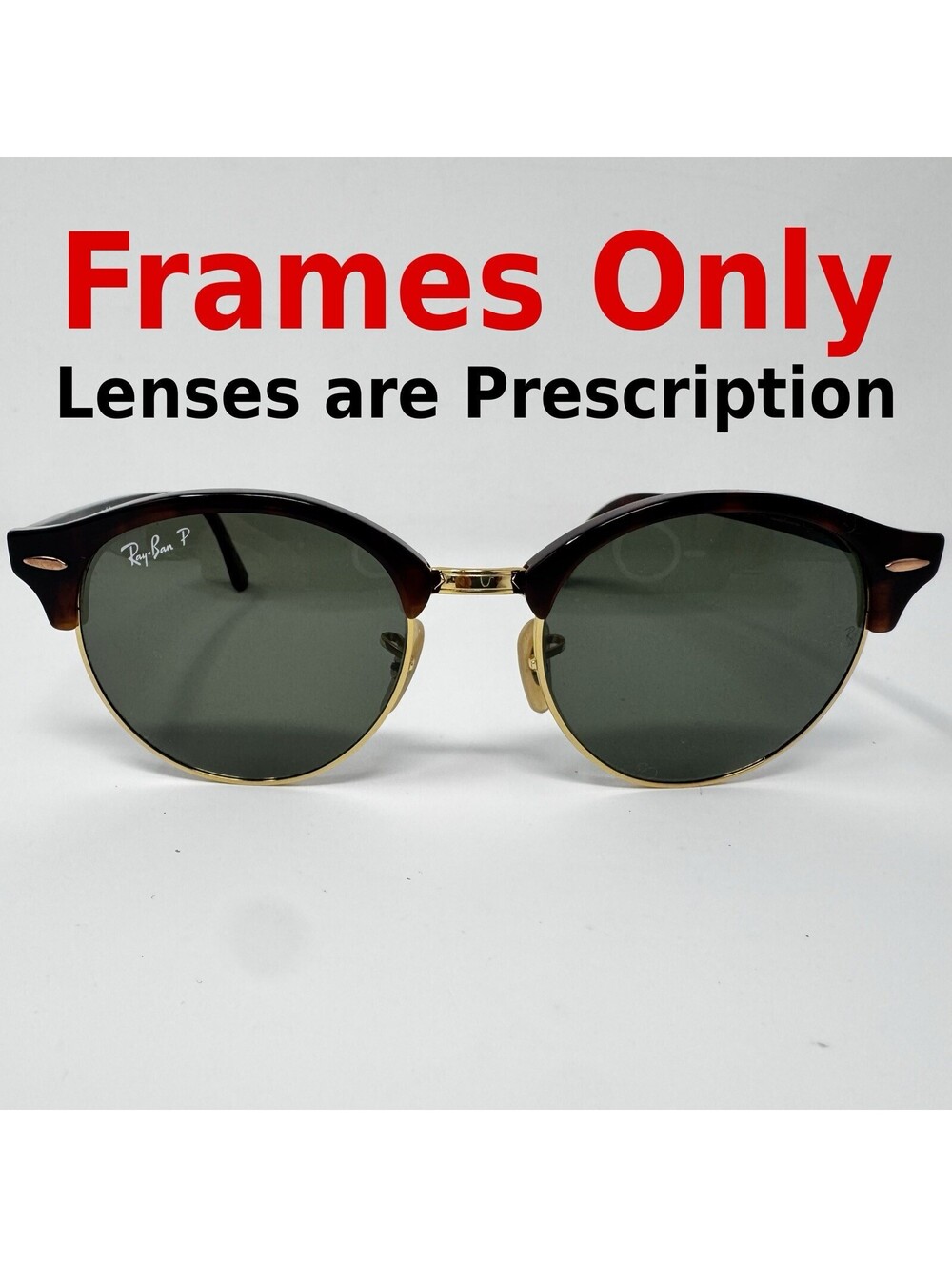 Ray-Ban RB4246 Clubround Havana Gold Sunglass Frames Only 51-19-145